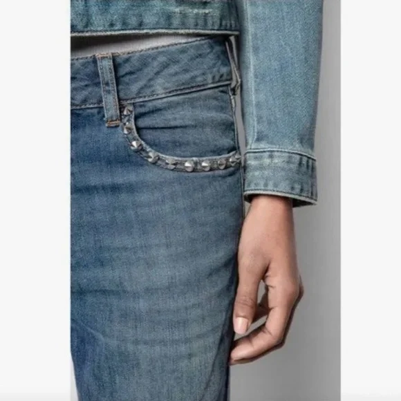 Zadig & Voltaire Eva Use Bleu Jeans.